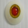 Pair of Realistic Life size Human/Zombie Acrylic Eyes for Halloween PROPS, MASKS, DOLLS (Horror Halo red/yellow eyes) 26mm view 3