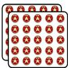 Round Vintage Flying A Gas Logo (car auto) Sticker for Scrapbooking 1" 50 Pack Stickers Waterproof Vinyl Decals view 1