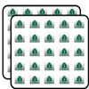 PCH Highway 1 Sign and Santa Cruz (California rv Route) Sticker for Scrapbooking 1" 50 Pack Stickers Waterproof Vinyl Decals view 1