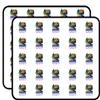 Mono County Logo (Condado California ca Seal) Sticker for Scrapbooking 1" 50 Pack Stickers Waterproof Vinyl Decals view 1