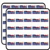 Cubans for Donald Trump (Cuba GOP Vote) Sticker for Scrapbooking 1" 50 Pack Stickers Waterproof Vinyl Decals view 1