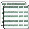 Vegetarian Don't Ask Where I Get My Protein (Veggies Health) Sticker for Scrapbooking 1" 50 Pack Stickers Waterproof Vinyl Decals view 1