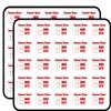 Emergency Rescue Dogs Cats (fire Safety Window) Sticker for Scrapbooking 1" 50 Pack Stickers Waterproof Vinyl Decals view 1