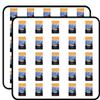 Banff Art Poster (rv National Park Hike Canada) Sticker for Scrapbooking 1" 50 Pack Stickers Waterproof Vinyl Decals view 1