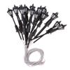 Amagogo 20pcs 1/100 3V HO Scale Miniature Street Lights Railway Train LED Lamp Post Single Head Garden Landscape Decoration for Diorama Sand Table view 1