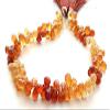 13 inch natural beads strand of 5x7-5x8mm faceted drop hessonite gemstone beads for DIY jewelry - necklace, bracelet, earring, ring. view 1