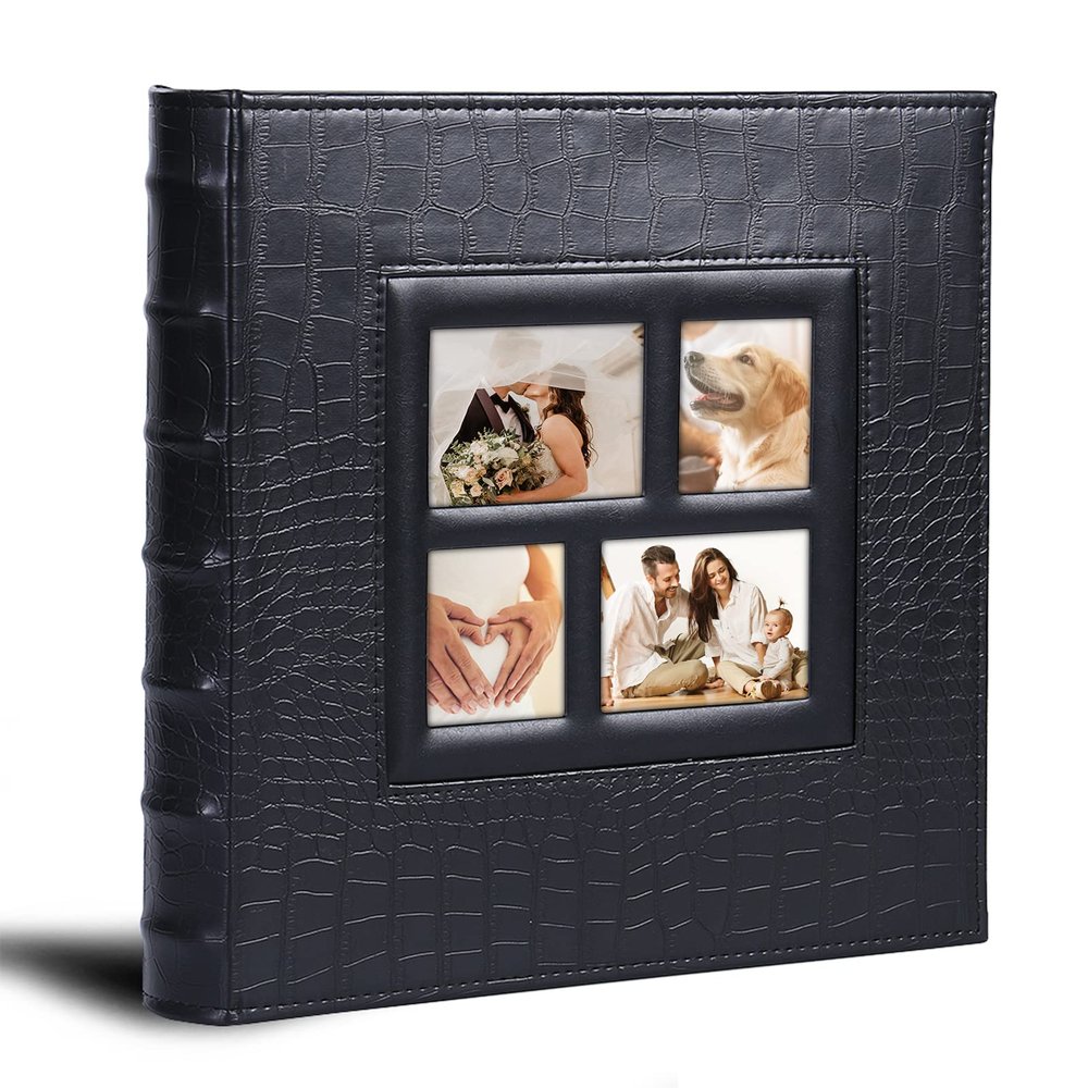 Vienrose Photo Album for 600 4x6 Photos Leather Cover Extra Large Capacity for Wedding Baby Vacation
