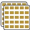 6-Pack: Under Surveillance Security ICS (cam Camera Video Warning Beware) Sticker for Scrapbooking 1" 50 Pack Stickers Waterproof Vinyl Decals view 1