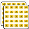 Gadsden Don't Tread On Me Flag (Tea Party gadsen Dont) Sticker for Scrapbooking 1" 50 Pack Stickers Waterproof Vinyl Decals view 1