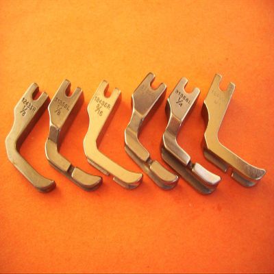 NGOSEW Sewing Machines Zipper Piping Cording Foot High Shank for Industrial Sewing Machines (1PCS Left Piping Zipper Cording:1/4" 31358#1/4")