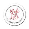 Made with Love Stickers, From the Kitchen of Gift Stickers, Favor Stickers, Personalized Food Labels, Favor Labels, Baked Good Stickers, Food Stickers From the Kitchen of Labels F6:35 view 1