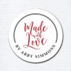 Made with Love Stickers, From the Kitchen of Gift Stickers, Favor Stickers, Personalized Food Labels, Favor Labels, Baked Good Stickers, Food Stickers From the Kitchen of Labels F6:35 view 2