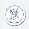 Made with Love Stickers, From the Kitchen of Gift Stickers, Favor Stickers, Personalized Food Labels, Favor Labels, Baked Good Stickers, Food Stickers From the Kitchen of Labels F6:35 view 4