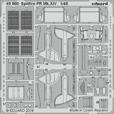Eduard EDP49980 Photoetch Set, Various