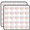 Fortaleza Shaped Heart Travel Art Decorative Scrapbooking Sticker Waterproof Vinyl Stickers for Water Bottle, Laptop & Phone Case 50 Pack view 1