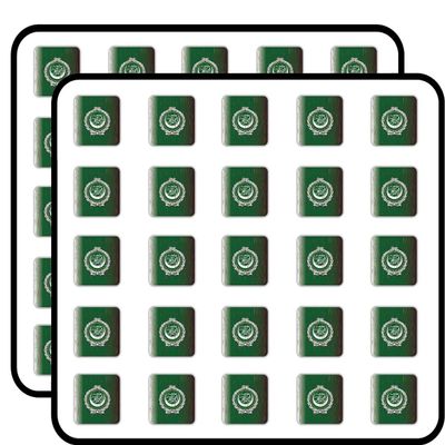 United Arab Emirates Wooden Flag Art Decorative Scrapbooking Sticker Waterproof Vinyl Stickers for Water Bottle, Laptop & Phone Case 50 Pack