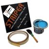 Automotive Pinstriping KIT - Stencil/Brush/Paint - Pinstripe Your Car/Truck - Results: 3/16 inch Stripe, 1/4 inch Space, 1/16 inch Stripe (Light Blue, 160 Foot roll) view 1