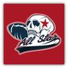 All Star Rugby American Football Skull Sport Sticker for Scrapbooking Waterproof Vinyl Stickers for Water Bottle, Laptop & Phone Case 50 Pack view 2