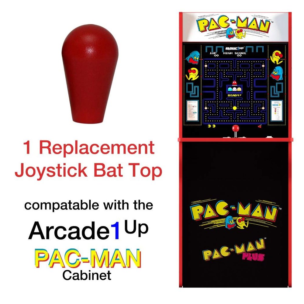 Arcade1up Pac-Man, Galaga, Rampage, Street Fighter, Pacman, Jamma, MAME, Joystick Bat Top Handles, N