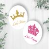 Gender Reveal Party Stickers, Baby Shower Labels, Little Prince and Princess boy or Girl view 3