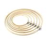 ShineBear 13/17/20/23/26/30cm Embroidery Tambour Hoops Frame Wooden Embroidery Hoop Rings for for DIY Cross Stitch Needle Craft Tools - (Color: 17cm) view 2