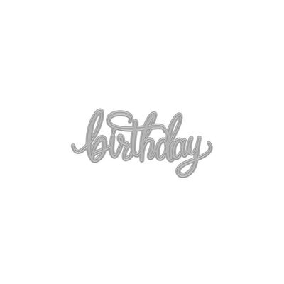 Hero Arts Fancy Die Birthday Message