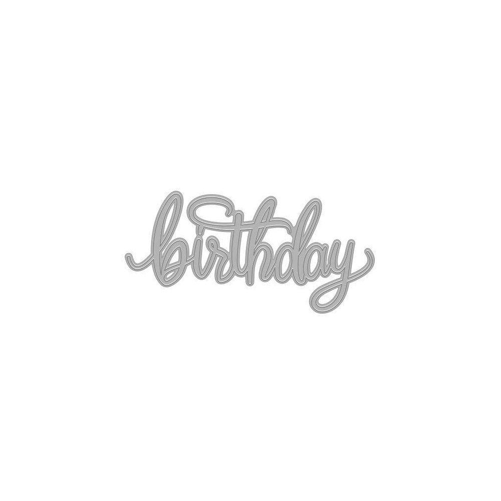 Hero Arts Fancy Die Birthday Message