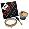 Automotive Pinstriping KIT - Stencil/Brush/Paint - Pinstripe Your Car/Truck - Results: 3/16 inch Stripe, 3/16 inch Space, 1/16 inch Stripe (Imitation Gold, 42 Foot roll) view 1