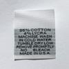 1000 PCS White Woven Clothing Sewing Garment Care Label Tags - 96% Cotton 4% Lycra view 1