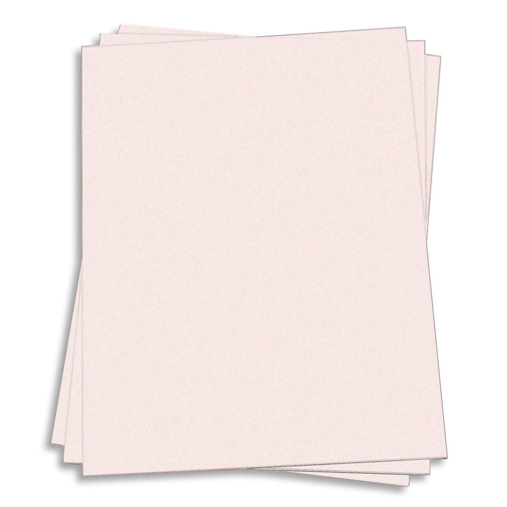 Powder Pink Card Stock - 11 x 17 Gmund Colors Matt 111lb Cover, 25 Pack
