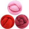 Artec360 Needle Felting Wool Roving 10.5oz (300g) 3 Colours DIY Felting Wool for Needle Felting Kit 3.5oz (100g) x 3 Colours (Fiery Love) view 1