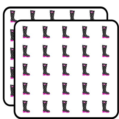 Gardening Boot Sticker for Scrapbooking Waterproof Vinyl Stickers for Water Bottle, Laptop & Phone Case 50 Pack