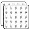 Viking Helmet Sticker for Scrapbooking Waterproof Vinyl Stickers for Water Bottle, Laptop & Phone Case 50 Pack view 1
