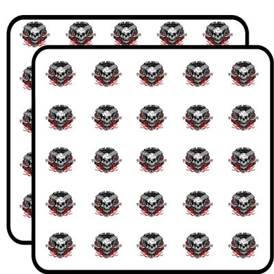 Satan Welcome Sticker for Scrapbooking Waterproof Vinyl Stickers for Water Bottle, Laptop & Phone Case 50 Pack