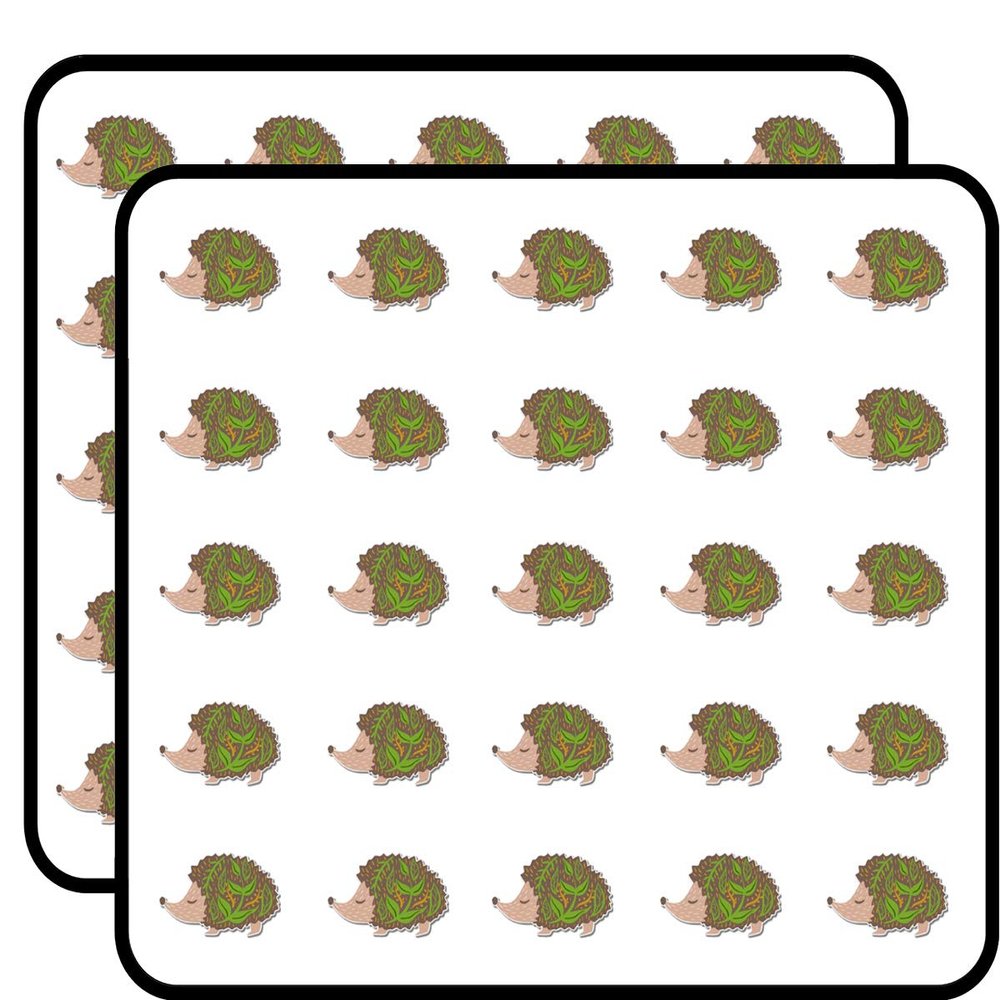 Cute Hedgehog Forest Theme Sticker for Scrapbooking Waterproof Vinyl Stickers for Water Bottle, Laptop & Phone Case 50 Pack