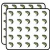 Largemouth Bass Sticker for Scrapbooking Waterproof Vinyl Stickers for Water Bottle, Laptop & Phone Case 50 Pack view 1