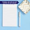 Family Personalized Notepad Set, Personalized Housewarming gifts, Personalized Family Notepad, Letter writing paper, size 5.5in x 8.5in, 50 sheets view 3