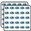 Laguna Beach Florida Oval Sticker for Scrapbooking, Calendars, Arts, Kids DIY Crafts, Album, Bullet Journals view 1