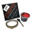 Automotive Pinstriping KIT - Stencil/Brush/Paint - Pinstripe Your Car/Truck - Results: 5/32 inch Stripe, 5/32 inch Space, 1/16 inch Stripe (Red, 42 Foot roll) view 1