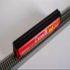 Canadian 4-Bay Cylindrical Grain Hopper with Flashing End of Train Device Canada Grain (Red) - HO Scale view 2