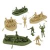 BMC Marx Plastic Army Men Beach Assault - Green vs Tan 24pc WW2 US Soldiers - Made in USA view 4
