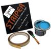 Automotive Pinstriping KIT - Stencil/Brush/Paint - Pinstripe Your Car/Truck - Results: 3/32 inch Stripe, 5/32 inch Space, 1/16 inch Stripe (Light Blue, 160 Foot roll) view 1