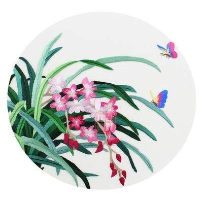 Zamtac 100% Silk Thread Embroidery kit/Suzhou Classical Embroidery Chinese Traditional Art of Embroidery/Cross Stitch Kits/Embroid - (Color: 07147)