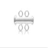Sterling Silver 17mm 2strand Tube Clasp - 1pc (2116)/1 view 1