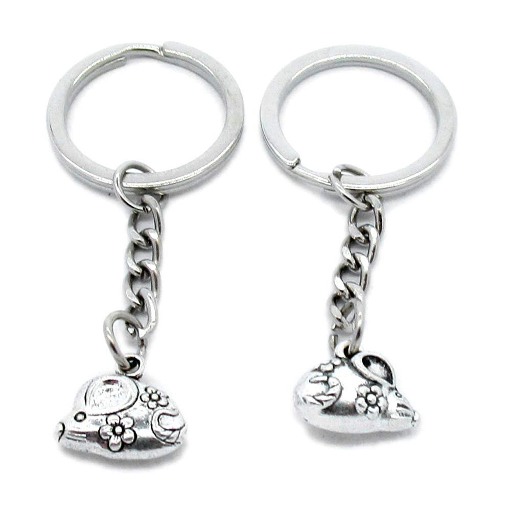 1 PCS Antique Silver Keyrings Keychains Key Ring Chains Tags Clasps AA461 Mouse Rat Chinese Zodiac