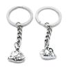1 PCS Antique Silver Keyrings Keychains Key Ring Chains Tags Clasps AA461 Mouse Rat Chinese Zodiac view 1