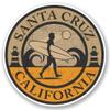 Santa Cruz California Sticker for Scrapbooking Waterproof Vinyl Stickers for Water Bottle, Laptop & Phone Case 50 Pack view 2