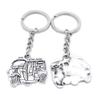 1 PCS Antique Silver Keyrings Keychains Key Ring Chains Tags Clasps AA461 Thailand Tuk Taxi view 1