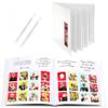 PBF (1 Pack) Photo Booth Album, Guest Book with 2x6 Clear Picture Inserts, White Cover with Plastic Sleeves & White Pages, Scrapbook Album for Photo Strips, Memory Book, Wedding, and Baby Showers view 1