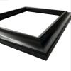 US Art 17x24 Black Matte Finish, Solid Wood 1.5 Inch Wide Picture Poster Frame, 100% American Made #4106842 view 2